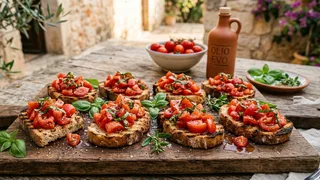 Classic Italian Tomato Bruschetta