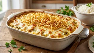 Creamy Chicken Fricassée Gratin