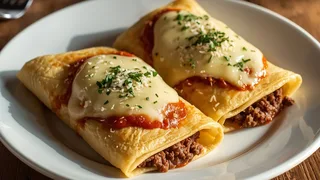 Ground Beef Crepes (Panqueca de Carne Moída)