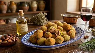 Olive all'ascolana (Stuffed Deep-Fried Olives)