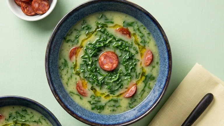 Traditional Portuguese Caldo Verde