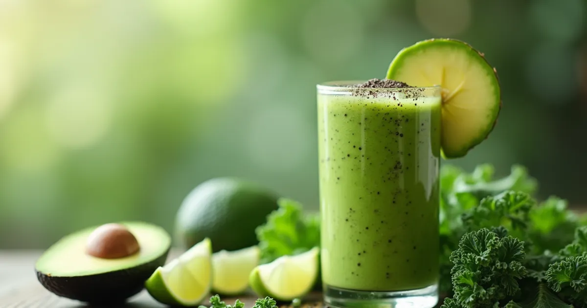 kale and avocado smoothie for inflammation recipe