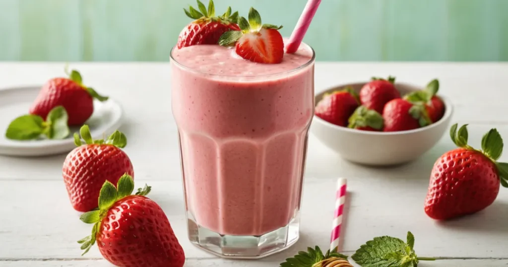 Strawberry Smoothie Without Yogurt