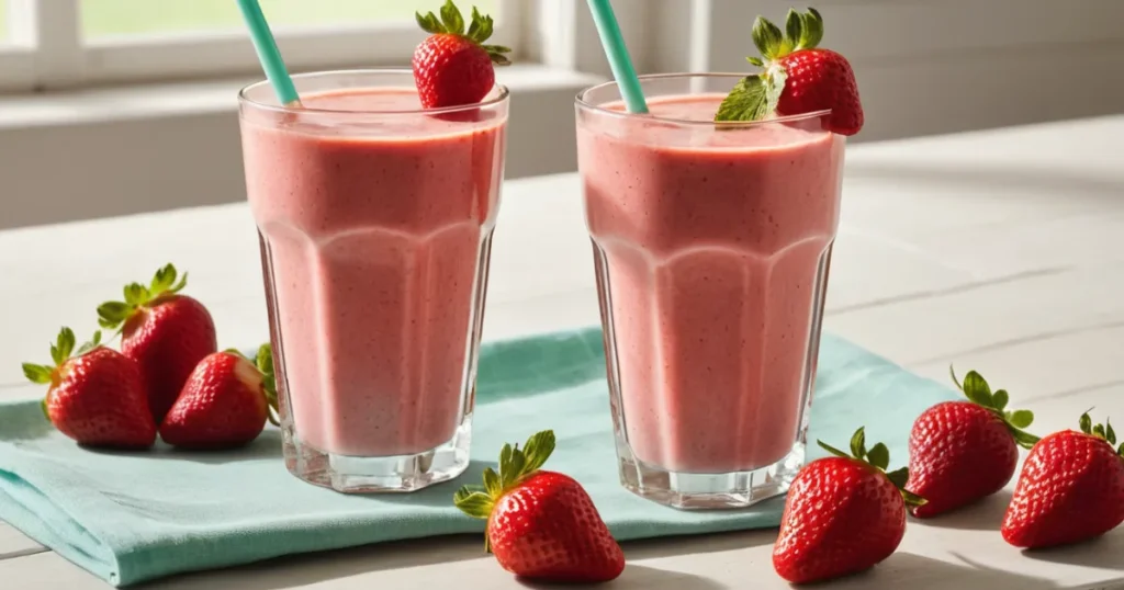 Strawberry Smoothie Without Yogurt