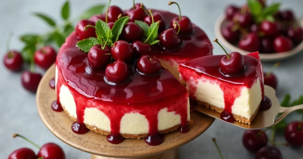 Cherry cheesecake recipe