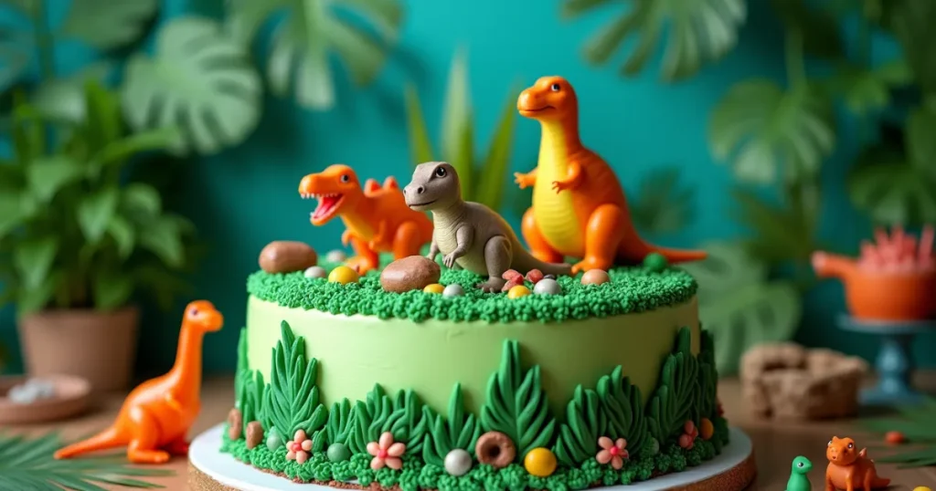 dinosaur cake