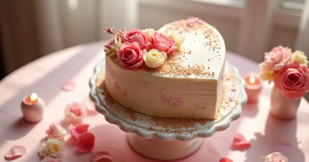 heart cake